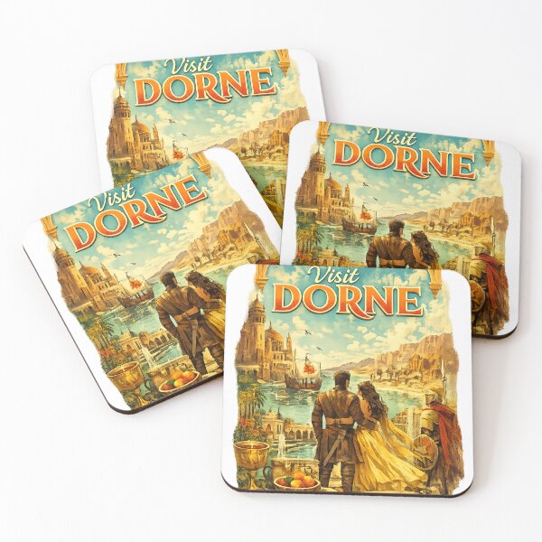 Item preview, Visit Dorne Fantasy Travel Poster – Westeros Tourist Board Vintage Adventure Design designed and sold by GarnerSupplyCo.
