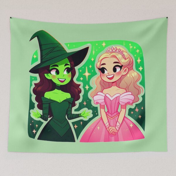 Item preview, Elphaba & Glinda Wicked the Musical designed and sold by NerdiPop.
