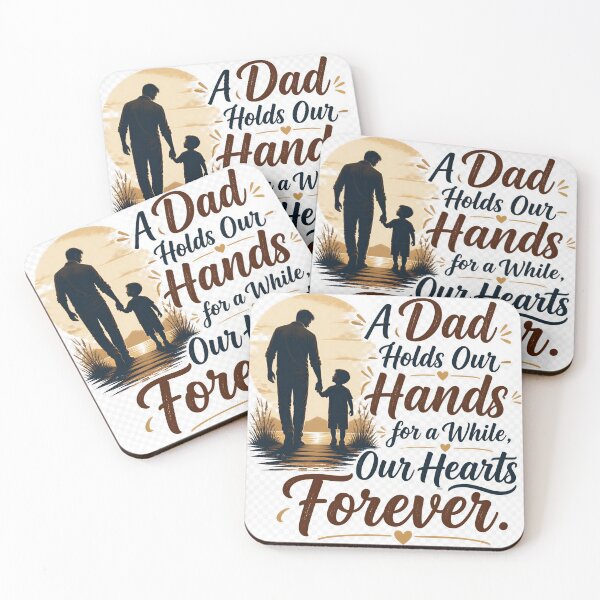 Item preview, A Dad Holds Our Hands for a While, Our Hearts Forever designed and sold by SVARCreations.