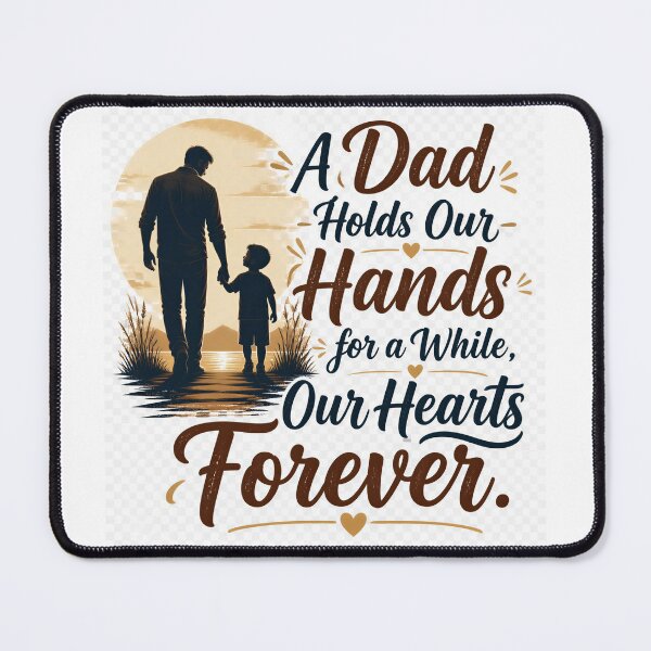 Item preview, A Dad Holds Our Hands for a While, Our Hearts Forever designed and sold by SVARCreations.