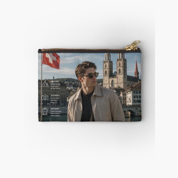 Artikelvorschau, Willkommen in der Schweiz – Reiseposter | Zürich: Malerische, luxuriöse Wandkunst im europäischen Stil entworfen und verkauft von Inkora-Art.