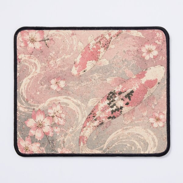 Item preview, girly vintage koi pond designed and sold by inainart.