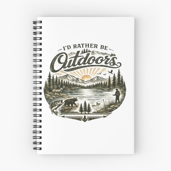 Item preview, I'd Rather Be Outdoors - Vintage Outdoor Adventure Design designed and sold by Digal92.