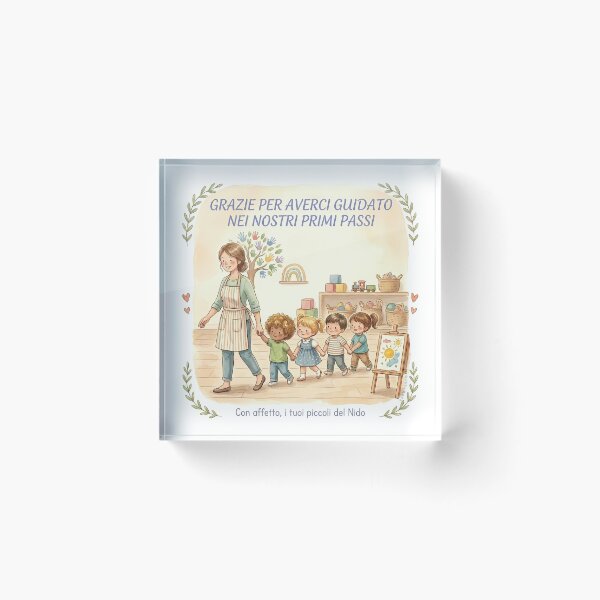 Item preview, THANK YOU TEACHER | Daycare Educator Gift - Cute Nursery Art designed and sold by QuasiBoss.
