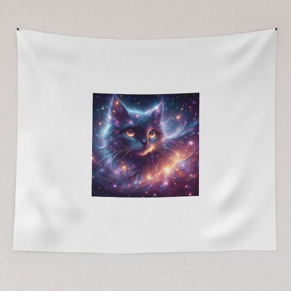 Item preview, Nebula cosmic cat - Soul of the universe designed and sold by davidromapixel.