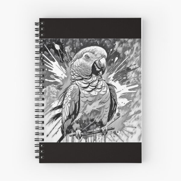 Item preview, African Grey Parrot  Intelligence and Wild Elegance #10 designed and sold by Helios Be. Lavsh.