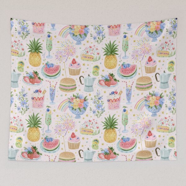 Item preview, Breakfast Design II - Aesthetic Pattern Print Design for fabrics designed and sold by Just4Sinners.