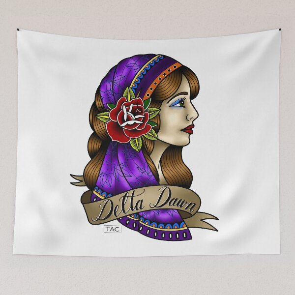 Item preview, Delta Dawn designed and sold by Tattoo Arts Collective.