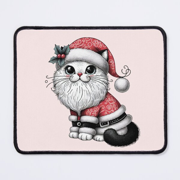 Item preview, Santa Cat Is Coming To Town! designed and sold by NerdiPop.