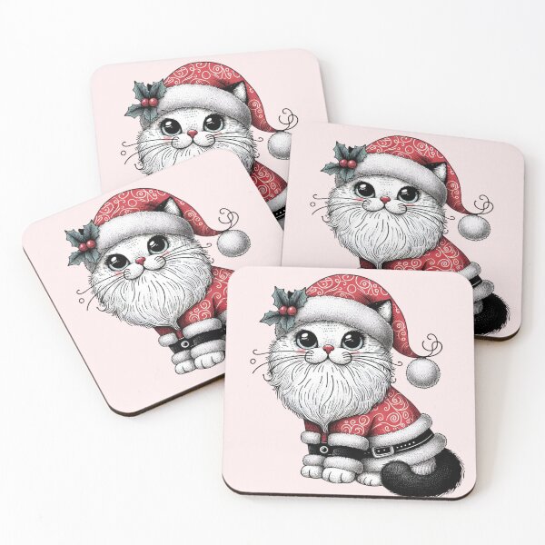 Item preview, Santa Cat Is Coming To Town! designed and sold by NerdiPop.