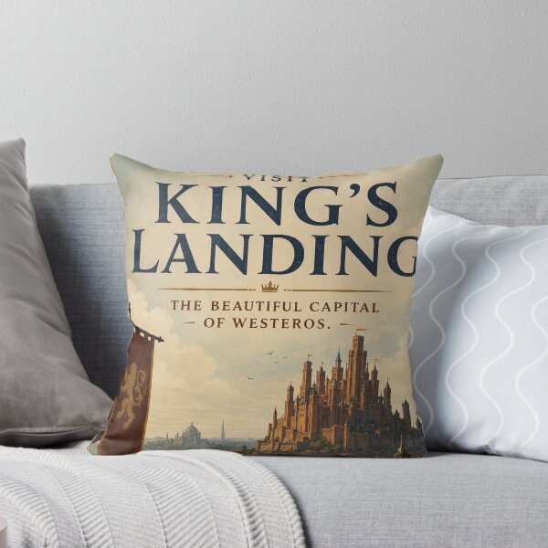 Item preview, Visit King’s Landing Fantasy Travel Poster – Vintage Westeros Capital City Artwork designed and sold by GarnerSupplyCo.