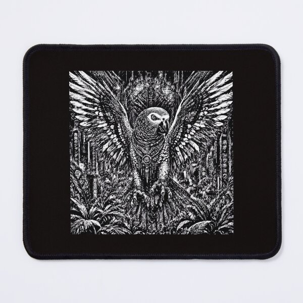 Item preview, African Grey Parrot  Intelligence and Wild Elegance #11 designed and sold by Helios Be. Lavsh.