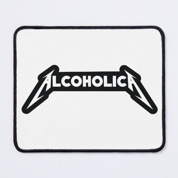 Item preview, AlcoholicA meme Rock designed and sold by NF Designs Studio DTF.
