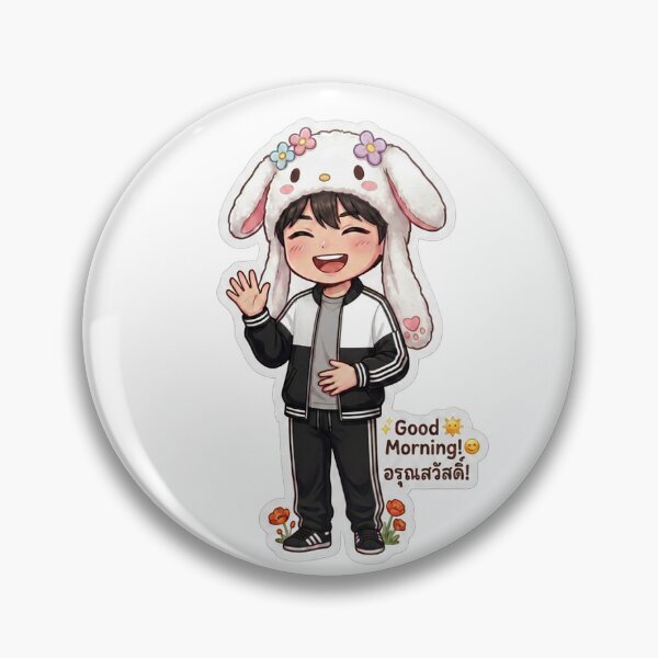 Item preview, Good Morning Bunny Boy designed and sold by GlowPix.