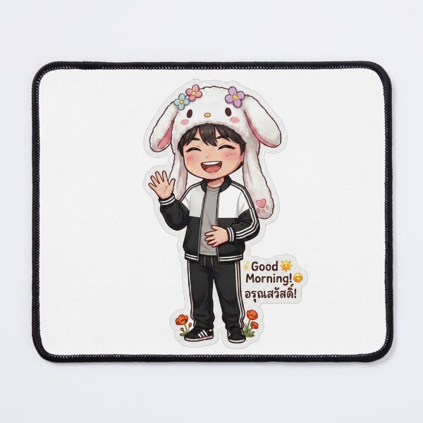 Item preview, Good Morning Bunny Boy designed and sold by GlowPix.