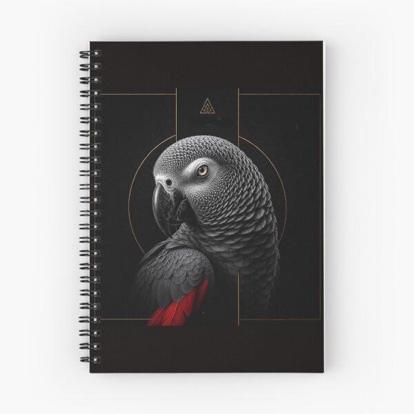 Item preview, African Grey Parrot  Intelligence and Wild Elegance #12 designed and sold by Helios Be. Lavsh.