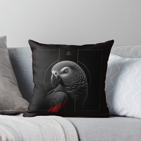 Item preview, African Grey Parrot  Intelligence and Wild Elegance #12 designed and sold by Helios Be. Lavsh.