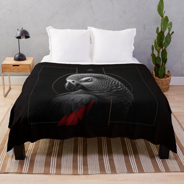 Item preview, African Grey Parrot  Intelligence and Wild Elegance #12 designed and sold by Helios Be. Lavsh.