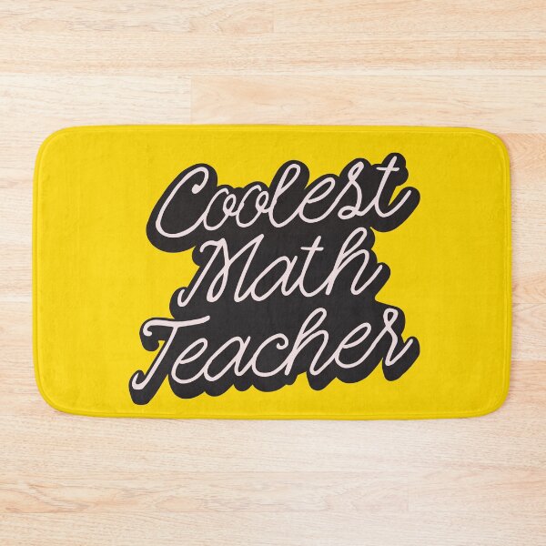 Item preview, Coolest math teacher designed and sold by Think4Prints.