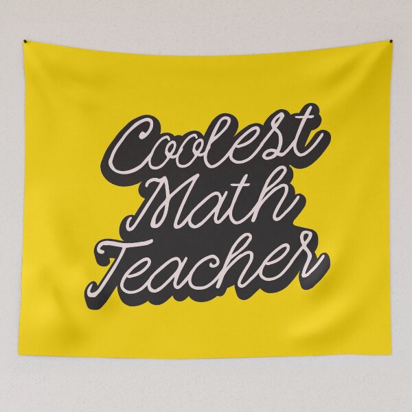 Item preview, Coolest math teacher designed and sold by Think4Prints.