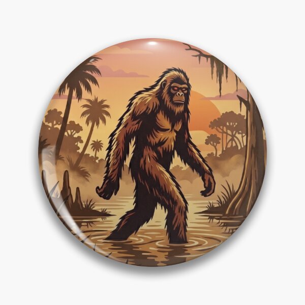 Item preview, Everglades, Florida – Skunk Ape | National Park Badge Design designed and sold by ElNiro.