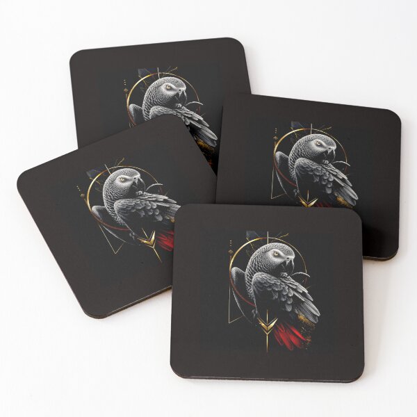 Item preview, African Grey Parrot  Intelligence and Wild Elegance #13 designed and sold by Helios Be. Lavsh.