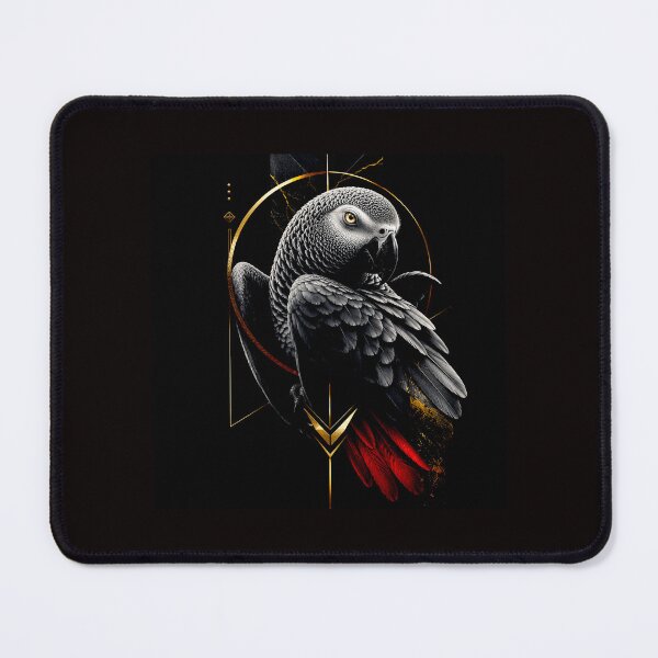 Item preview, African Grey Parrot Intelligence and Wild Elegance #13 designed and sold by Helios Be. Lavsh.
