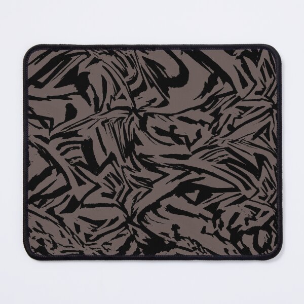 Item preview, Abstract pattern grey black stripes designed and sold by ColdStarfish.
