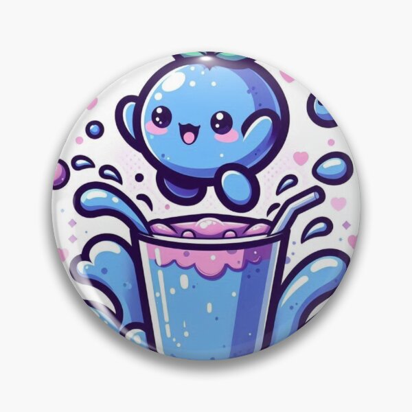 Item preview, kawaii blueberry  designed and sold by Saucebyte.