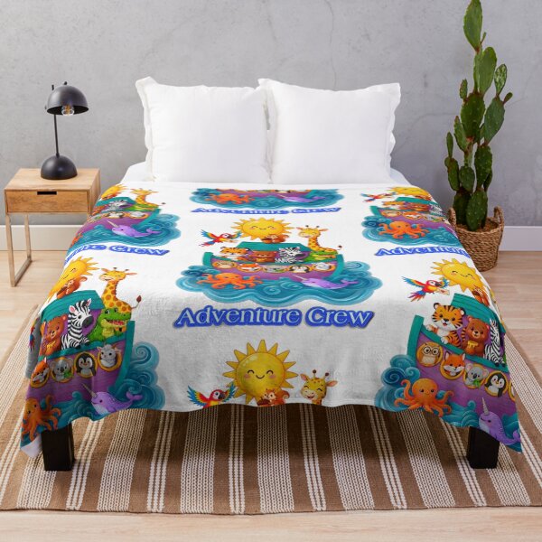 Item preview, Adventure Crew Noah’s Ark – Cute Animals Boat Cartoon  designed and sold by bewitchedcuties.