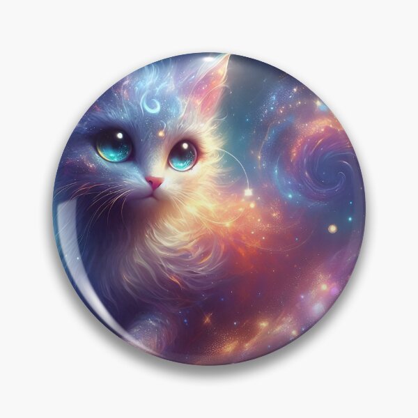 Item preview, Galaxy spiral cat - Mystical moon designed and sold by davidromapixel.