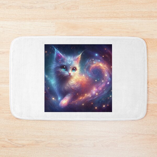 Item preview, Galaxy spiral cat - Mystical moon designed and sold by davidromapixel.