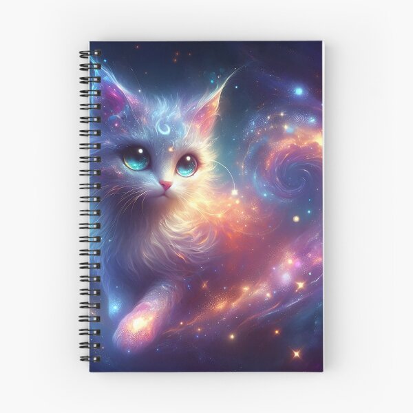 Item preview, Galaxy spiral cat - Mystical moon designed and sold by davidromapixel.