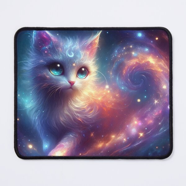 Item preview, Galaxy spiral cat - Mystical moon designed and sold by davidromapixel.