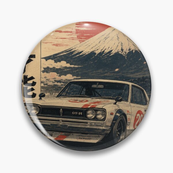 Item preview, Hakosuka GT-R Fuji Speedway | Japanese Vintage Racing Art designed and sold by Dusk & Dawn Apparel.