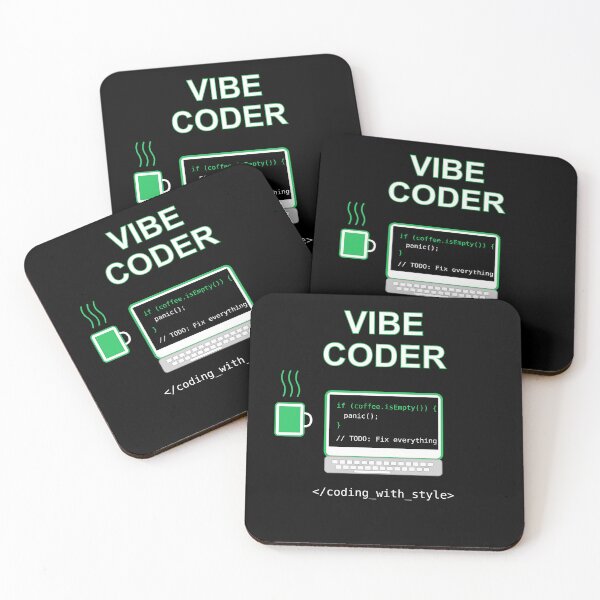 Item preview, Vibe Coder Design for relaxed developers designed and sold by gamechanger2021.