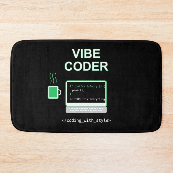 Item preview, Vibe Coder Design for relaxed developers designed and sold by gamechanger2021.