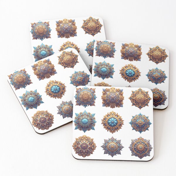 Item preview, Luxurious 3D decorative mandalas: 9 elegant designs inspired by oriental art designed and sold by UNIVERS MILDA.