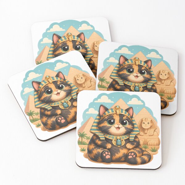 Item preview, My Cat Thinks She Is a Pharaoh — Funny Kawaii Tortoiseshell Cat Gift for Cat Mom Cat Dad Egypt Lover designed and sold by Martin's_Design.