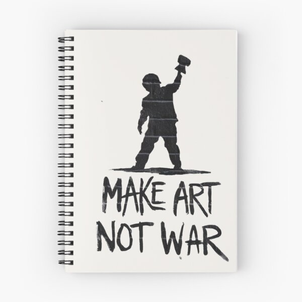 Item preview, BANKSY - MAKE ART NOT WAR designed and sold by 123ks.