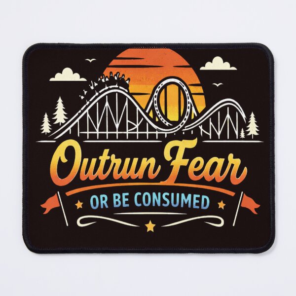 Item preview, Vintage Roller Coaster Sunset Adventure designed and sold by LayercraftArt.