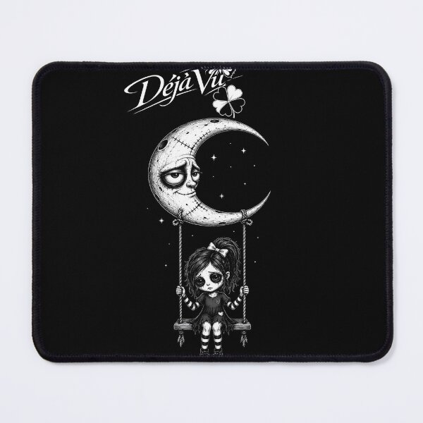Item preview, Dejà vu Gothic Moon Girl-Dark Cartoon Swing Art designed and sold by Apocryphalwar.