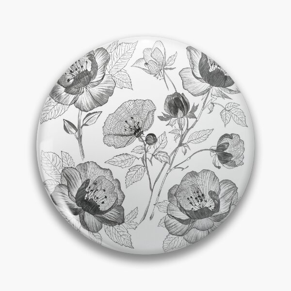 Item preview, White lace peonies  designed and sold by uunaa.