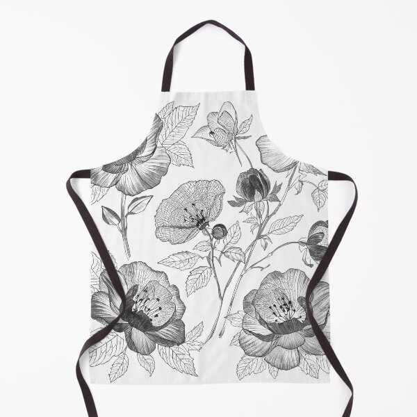 Item preview, White lace peonies designed and sold by uunaa.