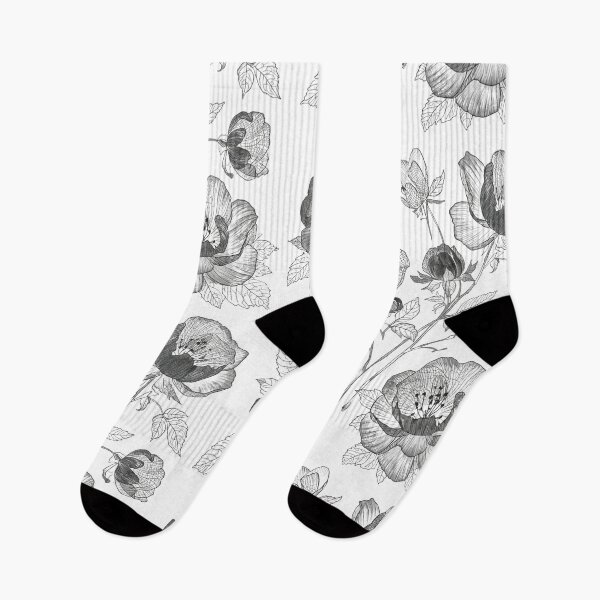 Item preview, White lace peonies  designed and sold by uunaa.