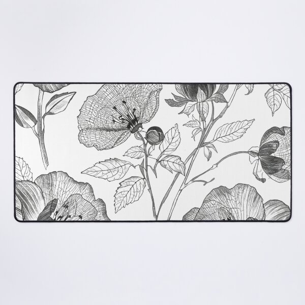 Item preview, White lace peonies designed and sold by uunaa.