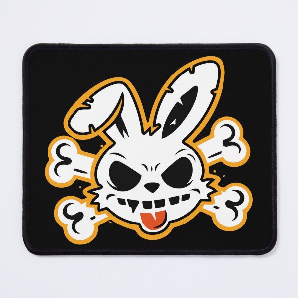 Item preview, Toxic Bunny Crossbones Streetwear negative designed and sold by CamaleonDesigns.