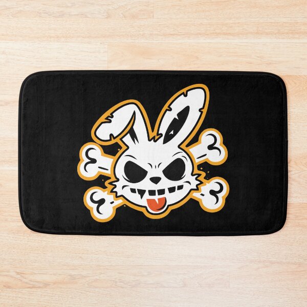 Item preview, Toxic Bunny Crossbones Streetwear negative designed and sold by CamaleonDesigns.
