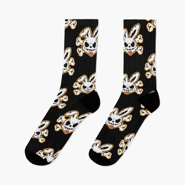 Item preview, Toxic Bunny Crossbones Streetwear negative designed and sold by CamaleonDesigns.