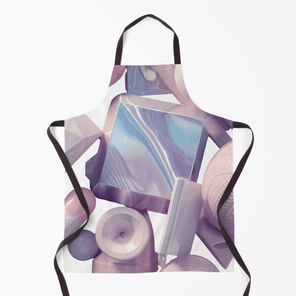 Aperçu de l'œuvre Composition pastel abstraite 3D – formes géométriques minimalistes et modernes créée et vendue par UNIVERS MILDA.